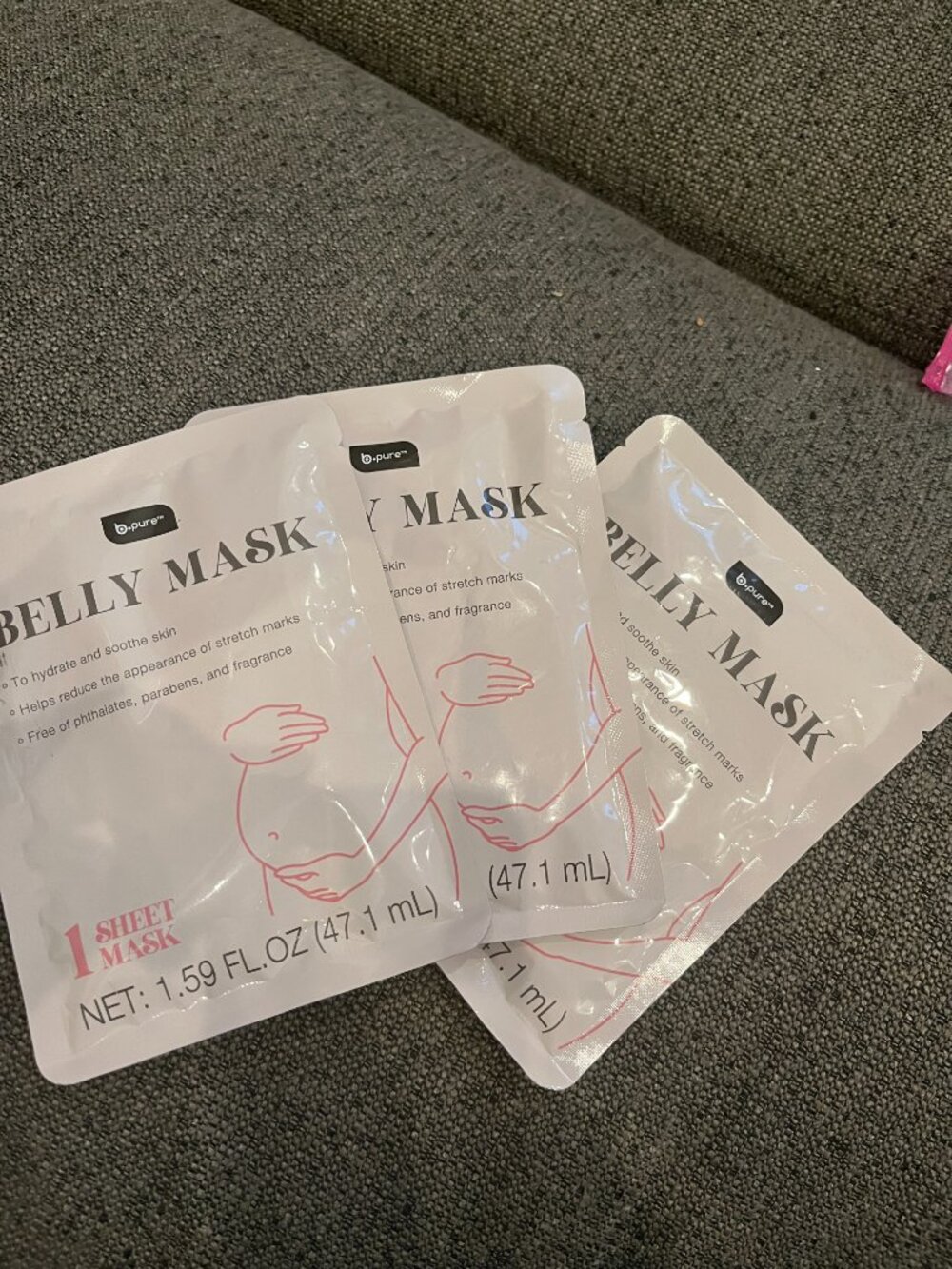 Belly Masks Set of 3‎ (Skin Care Treatment Hydrates and Soothes (h/x)